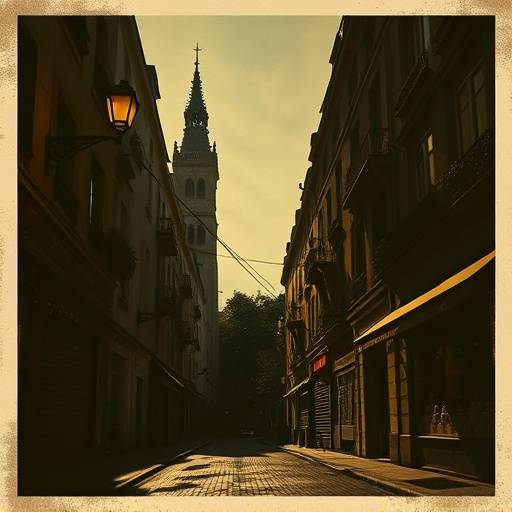 Affiche de la série 'Ombres de Montmartre'