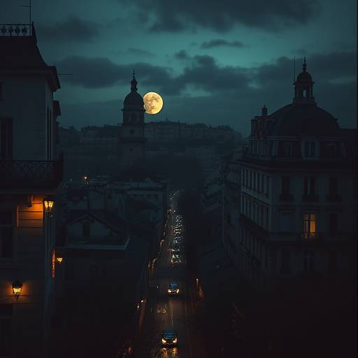 Affiche de la série 'Ombres de Montmartre', un thriller captivant se déroulant à Paris