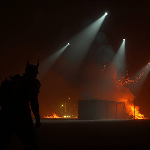 Image représentant une scène dramatique intense