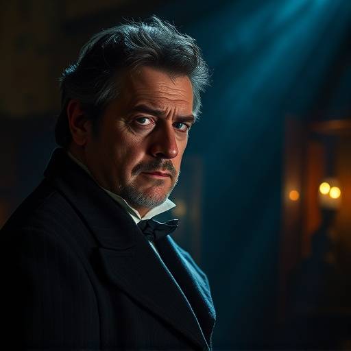 Photo de Michel Bernard dans le rôle de Monsieur Dubois